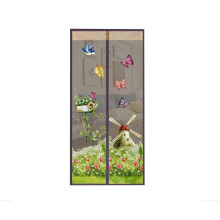 (  Coffee,   100*210cm) Magic Curtain Door Mesh Magnetic Fastening Mosquito Fly Bug Insect Net Screen