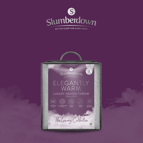 Slumberdown (Duck Egg) Slumberdown Elegantly Warm Luxury Heated Throw 2