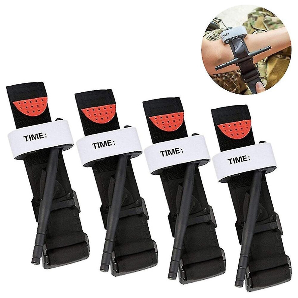 Irich 4 Pack Tourniquet, Medical Military Tourniquets, Outdoor Emergency Tourniquet, Tactical Tourniquet, Quick Release Buckle One-Handed Operated
