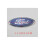 2pcs For Ford Badge Oval Blue/chrome 115x 45mm Front/rear Emblem 2
