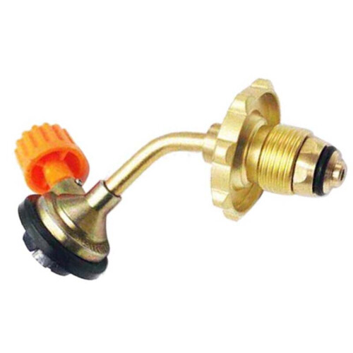 Outdoor Portable Camping Butane Gas Cylinder Fuel Tank Filler Connector
