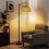 Living And Home Traditional Woven Rattan Floor Lamp 1