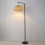 Living And Home Traditional Woven Rattan Floor Lamp 4