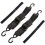 4-Pack Boat Trailer Transom Tie-Down Straps,2in X 4Ft Adjustable Transom Straps with Quick Release Buckle 2
