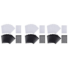 48 PCS Aquarium Mesh Media Filter Bags, Nylon Media Filter Mesh Bags with Zipper (for Particulate Carbon), Balls