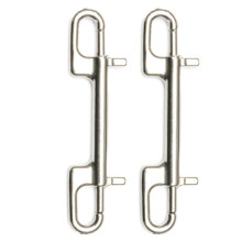 2X Diving Hook Stainless Steel Double Ended Bolt Snap Hook for Scuba Diving Pet Leash Camera Strap Keychain Hammock