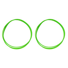 4Pcs Round Belting Riding Cycling Training Table Transmission Roller Platform PU Belt 5MM for Drive Transmission