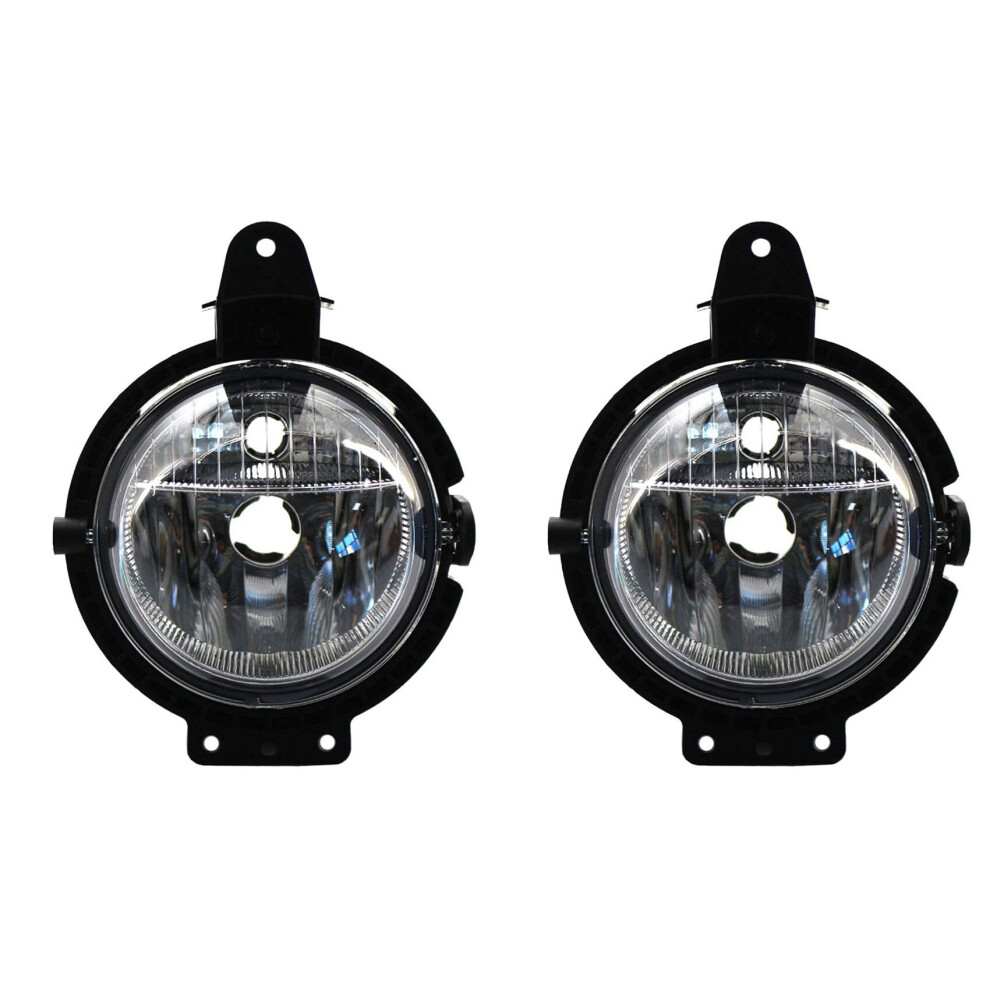 2X Front Bumper Fog Light Driving Cover For- Mini R55 R56 R57 R58 R59 2006-2014 63172751295