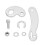 2X Electric Bicycle Spare Dropout Amplifier Easy Install Accessory Front Rear Replace Electric E Bike Torque Arm 2