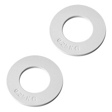 2X Fractional Weights Fractional Weights Mini Weight Plates Strength Training Plates Accurate Accessory White 0.25Kg