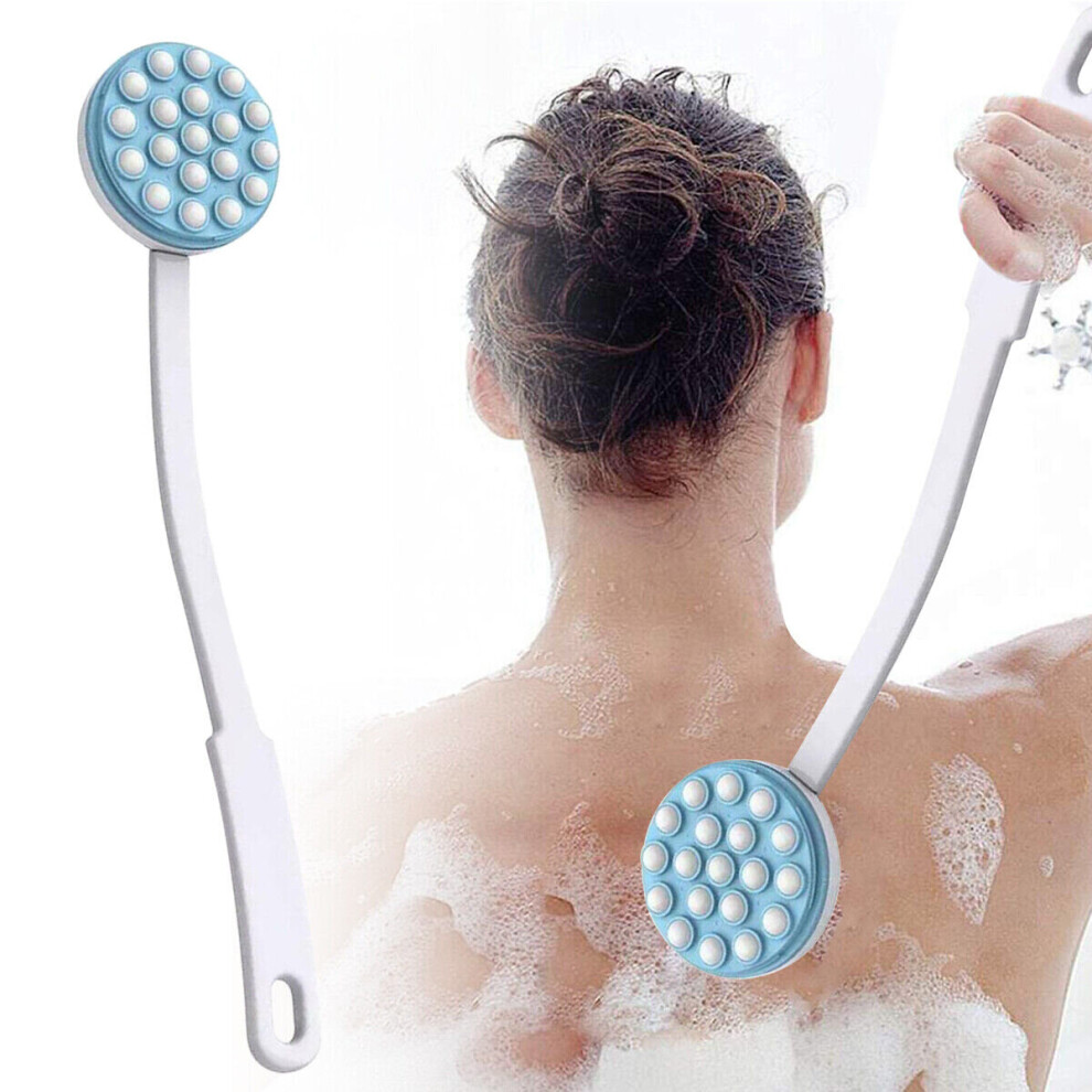 Yetp Star Cream Long Handle Lotion Applicator Body Massager Scrubber Spa Bath Shower Brush