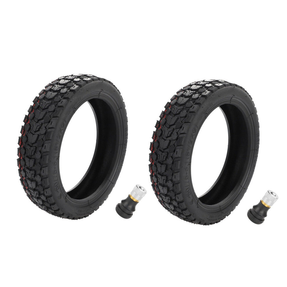 2X Electric Scooter Tire 8 1/2X2 Off Road Tubeless 50/75-6.1 Tyre Wheel For M365 Diy Accessories 4762149460096