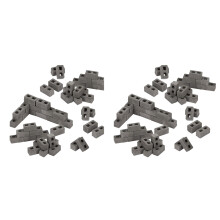 180 Packs Cinder Blocks 1/12 Scale Mini Bricks Concrete Miniature Bricks Tiny Landscaping Accessories