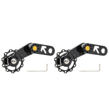 2X Folding Bike Chain Tensioner Bicycle Guide Wheel Single Speed Rear Derailleur Chain Tensioner