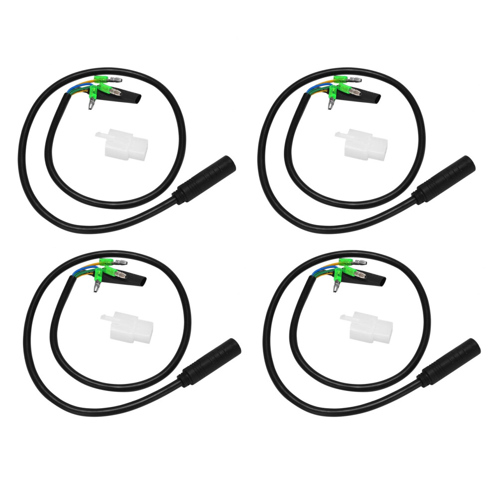 4X Motor Convert Extension Cable 9 Pin Conversion Line Waterproof Connector E-Bike Motor Extend Cable 60Cm Black 4762224609778