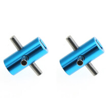 2X Metal Differential Fixed Shaft for TT-02 TT02 1/10 RC Car Upgrade Parts Accessories,1