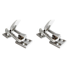 2X Marine-Grade 316 Stainless Steel Boat Deck Locker Hatch Anti-Rattle Latch Fastener Clamp Accessories