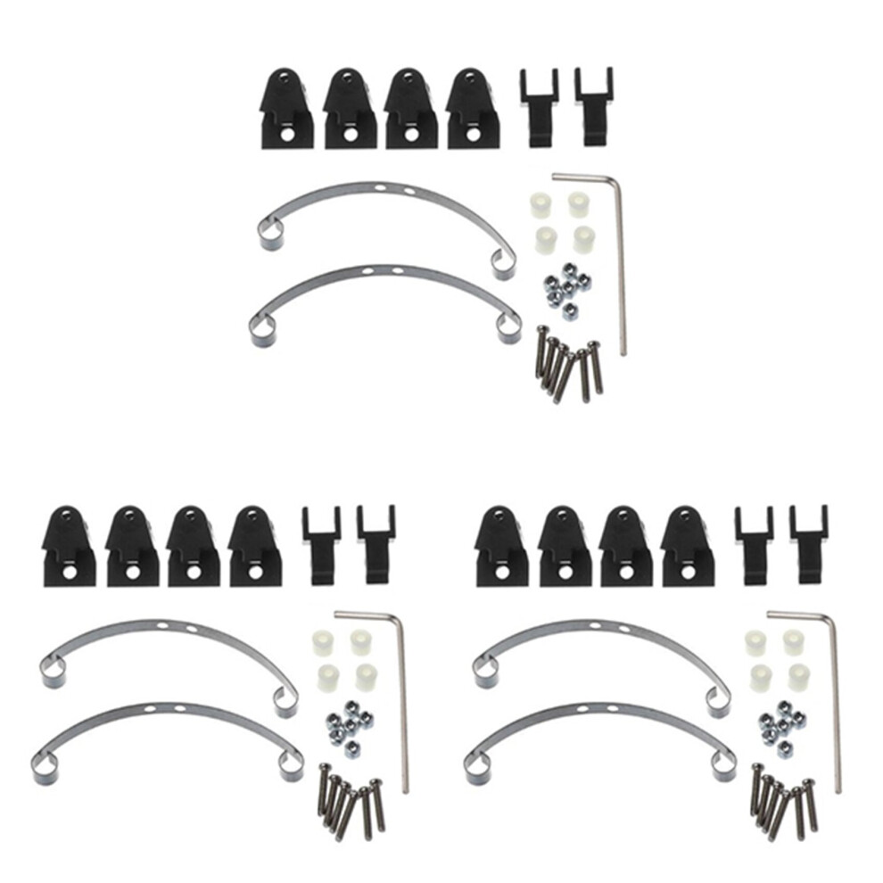 3X Steel Leaf Spring Suspension Set For B14 B16 B24 B36 Ural Q60 Q61 Q62 Q63 Q64 6X6 Black 4762224612839