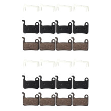 8 Pairs Bicycle Resin Disc Brake Pads for Deore M596 M595 M535 M665 M775/776/765 /R M975 M966 M965