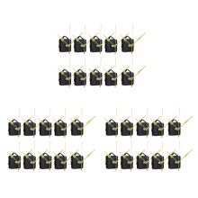 30Pcs DIY Silent Movement Spindle Hands Wall Quartz Clock Movement Mechanism Repair Tools Part Clock Kit