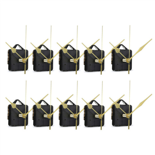 30Pcs DIY Silent Movement Spindle Hands Wall Quartz Clock Movement Mechanism Repair Tools Part Clock Kit 2