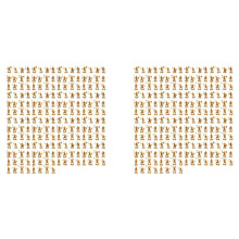 1:72 400x Plastic Ancient Figures Toy Soldiers Men Swordsman DIY War Scene Toys Gold
