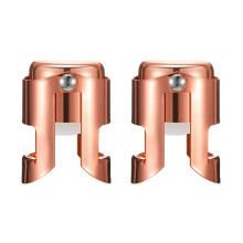 2X Champagnerflaschenverschluss Edelstahl Champagner Sealer Plug Super Powerful Vacuum Seal Wiederverwendbar