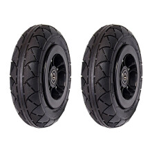 2pcs 8 Inch Off Road Wheel Pneumatic Rubber Mountain Wheels Kit for DIY Skateboard /Scooter/ROTATING