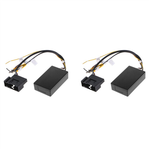 2X RGB to (RCA) AV CVBS Signal Converter Decoder Box Adapter for Factory Rear View Camera Golf 6 CC