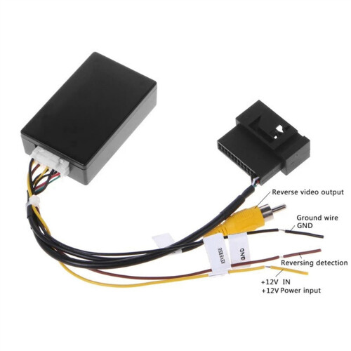 2X RGB to (RCA) AV CVBS Signal Converter Decoder Box Adapter for Factory Rear View Camera Golf 6 CC 2