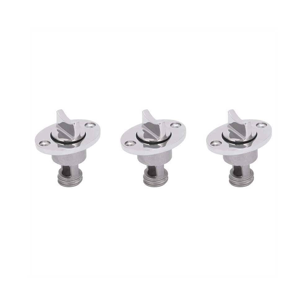 3X Boat Drain Plug Replacement Stainless Steel Marine Yacht Stop Water Bung Water Stoppe 4762224629837