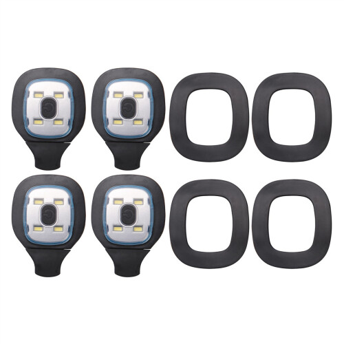 4Pcs USB Rechargeable Light for LED Beanie Hat,Replaceable Headlamp Cap DIY Hat Light for Men and Women