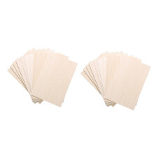 20 Pack Unfinished Wood Sheets,Balsa Wood Thin Wood Board for House Aircraft Ship Boat Arts and Crafts,DIY Ornaments