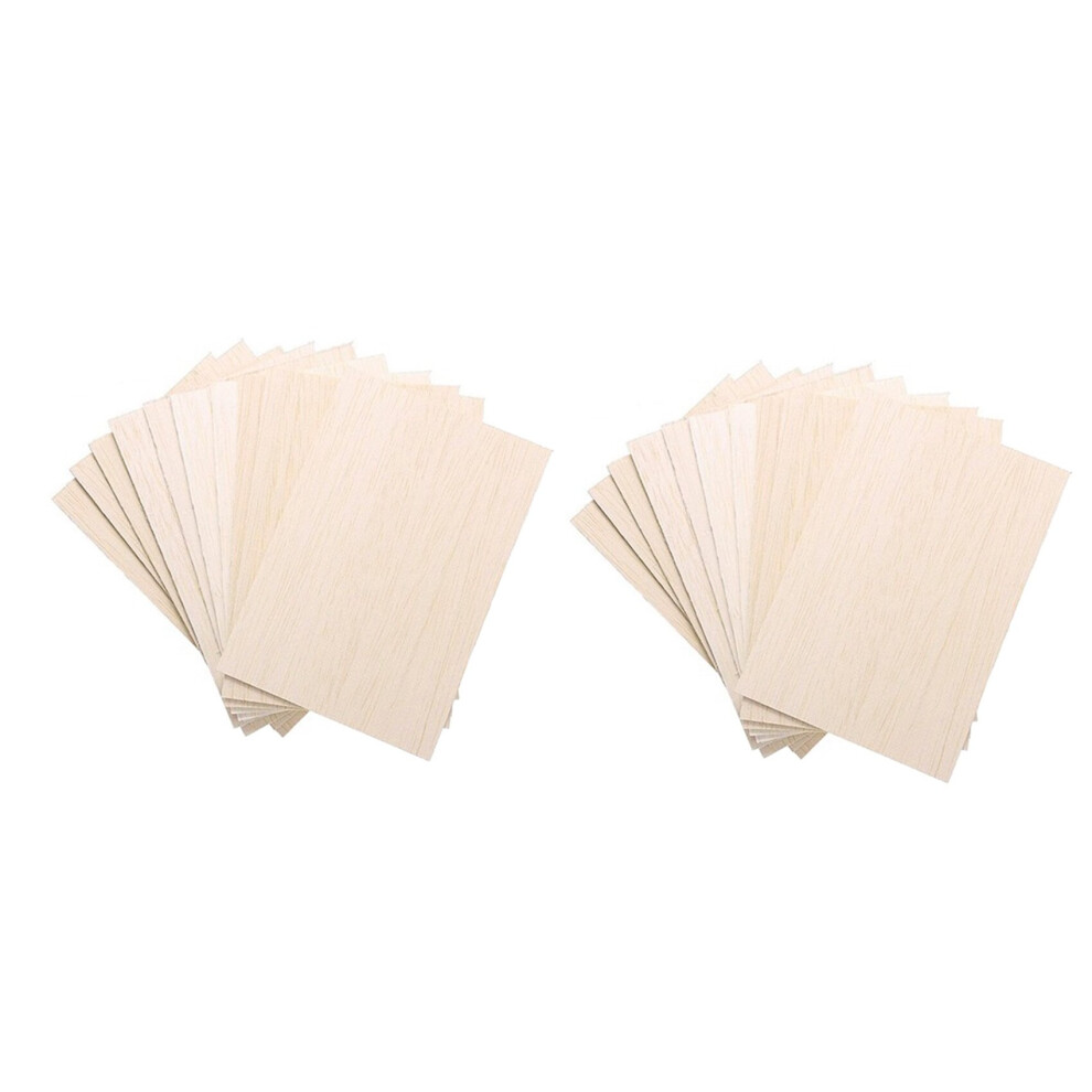 20 Pack Unfinished Wood Sheets,Balsa Wood Thin Wood Board for House Aircraft Ship Boat Arts and Crafts,DIY Ornaments