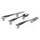 6PC Knife Spoon Fork Kitchen Cabinet Closet Drawer Pull Handles Knobs 6