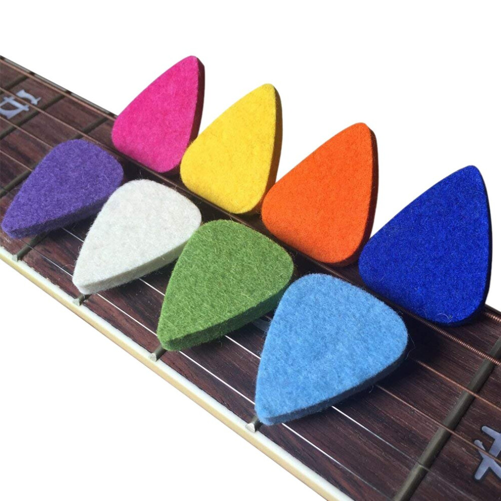 Ukulele Picks Felt Picks/Plectrums For Ukulele And Guitar,8 Pieces