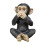 Monkey Ornaments Three Monkeys Ape Hear, Speak, See No Evil Home Decor 3