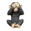 Monkey Ornaments Three Monkeys Ape Hear, Speak, See No Evil Home Decor 4