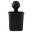1 PC Suction Cup Toothbrush Cup Holder Rack Plastic Holder Black 7