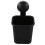 1 PC Suction Cup Toothbrush Cup Holder Rack Plastic Holder Black 3