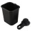 1 PC Suction Cup Toothbrush Cup Holder Rack Plastic Holder Black 9