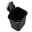 1 PC Suction Cup Toothbrush Cup Holder Rack Plastic Holder Black 4
