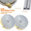 2 Rolls 10 M Draft Excluder for Doors, Rubber Seal Foam Tape Grey 6