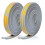 2 Rolls 10 M Draft Excluder for Doors, Rubber Seal Foam Tape Grey 1