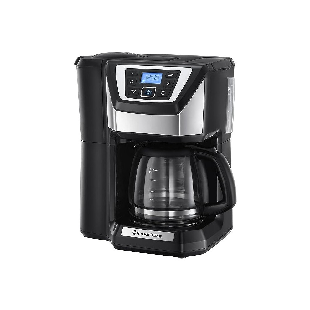 Russell Hobbs Chester Grind And Brew Coffee Machine 22000 - 1.5 Liters, Black Black,Brown