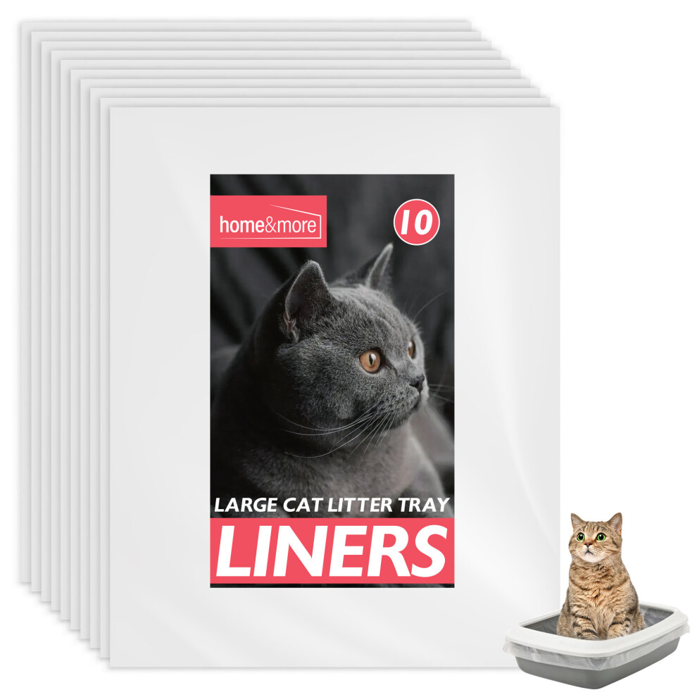 (10 liners ( 1 x 10pk)) Extra Large Cat Litter Tray Liners 56x70cm