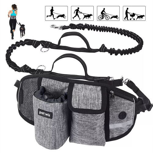 (Grey) Hands Free Dog Running Lead.