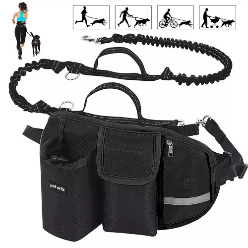 (Grey) Hands Free Dog Running Lead. 1