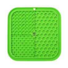 (Green) Silicone Licking Mat - Providing Mental Stimulation and  Anxiety Relief