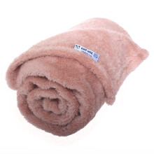 (Pink, Large - 100 x 120cm) Fluffy Fleece Blanket - Soft & Warm Throw for Dogs & Cats